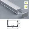 Profilo Alluminio Largo 30 Mm 2mt Strisce Strip LED Barra Rigida Copertura Opaco 1 Profilo Alluminio Largo 30 Mm 2mt Strisce Strip LED Barra Rigida Copertura Opaco -Negozio Di Illuminazione Per La Casa Alla Moda 68901539 1