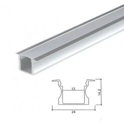 Profilo Alluminio Incasso Alto Strisce Strip LED Barra Rigida Copertura Opaco -Negozio Di Illuminazione Per La Casa Alla Moda 68901583 3