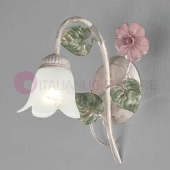 SPRING Applique In Ferro Decorato Stile Floreale 6 SPRING Applique In Ferro Decorato Stile Floreale -Negozio Di Illuminazione Per La Casa Alla Moda 69663055 2