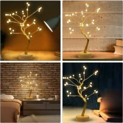 Lampada Da Tavolo LED Tree Bonsai Con Batteria E Inserto Di Alimentazione USB Lampada Da Tavolo Decorazione Albero Lampada Da Tavolo Rame Regolabile Lampada Da Tavolo Night Light 36 -Negozio Di Illuminazione Per La Casa Alla Moda 74689306 5