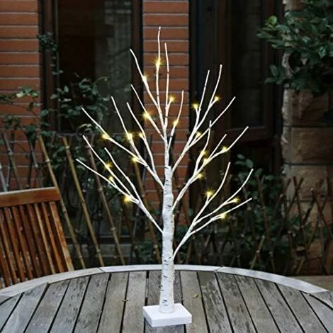 Illuminazione Per Interni 24 Alberi A LED Bianchi Caldi Decorazione In Betulla Batteria Hook Up Decorazione Natalizia Per Feste Di Compleanno In Famiglia Decorazioni Per Matrimoni Al Coperto (60 Cm / 7 Illuminazione Per Interni 24 Alberi A LED Bianchi Caldi Decorazione In Betulla Batteria Hook Up Decorazione Natalizia Per Feste Di Compleanno In Famiglia Decorazioni Per Matrimoni Al Coperto (60 Cm / - immagine 5