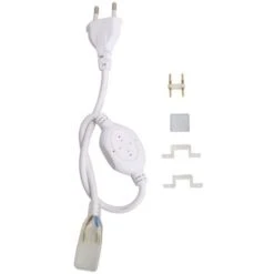 Spina Elettrica Per Striscia Led 220V SMD 5050 Bianco Aigostar