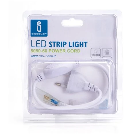 Spina Elettrica Per Striscia Led 220V SMD 5050 Bianco Aigostar 4 Spina Elettrica Per Striscia Led 220V SMD 5050 Bianco Aigostar - immagine 2