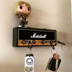 Marshall Key Holder Wall Mounted Jack Rack 2.0 JCM800 Chitarra Portachiavi Gancio Portachiavi Fissaggio A Casa Con 4 Portachiavi Set Di Portachiavi Nero (Set Di Portachiavi Nero) -Negozio Di Illuminazione Per La Casa Alla Moda 76388838 3