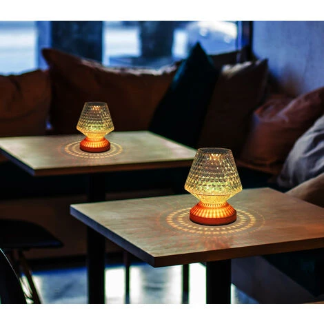 Lampada LED Tavolo Touch Multicolor Effetto Cristallo Giochi Luci Wireless USB 4 Lampada LED Tavolo Touch Multicolor Effetto Cristallo Giochi Luci Wireless USB - immagine 2