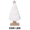 Albero Legno Tessuto Led Bianco Cm15x5h33 1 Albero Legno Tessuto Led Bianco Cm15x5h33 -Negozio Di Illuminazione Per La Casa Alla Moda 78328570 1