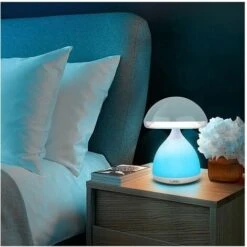 Lampada Da Tavolo Touch Led Rgb Fungo 7 Colori Cromoterapia Ricaricabile HC868 -Negozio Di Illuminazione Per La Casa Alla Moda 8021785 3