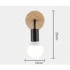 None Applique Da Parete In Legno Retrò Lampada Da Parete E27 Nera Set Di 2 -Negozio Di Illuminazione Per La Casa Alla Moda 81276434 1