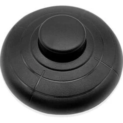 HIASDFLS Interruttore A Pedale Rotondo Nero Diametro 70 Mm Interruttore A Pedale Per Lampade Da Terra, Lampade Da Tavolo Per Bambini, Luci Per Mobili Da Cucina