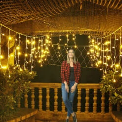 Catene Luminose Da Esterno Lampada Fata Catena Di Luci A LED Da Parete, 8 Modalitŕ Di Illuminazione, IP44, Decorazione Soggiorno, Bianco Caldo, 5m 200 LEDs HENGMEI 11 Catene Luminose Da Esterno Lampada Fata Catena Di Luci A LED Da Parete, 8 Modalitŕ Di Illuminazione, IP44, Decorazione Soggiorno, Bianco Caldo, 5m 200 LEDs HENGMEI -Negozio Di Illuminazione Per La Casa Alla Moda 88136300 5