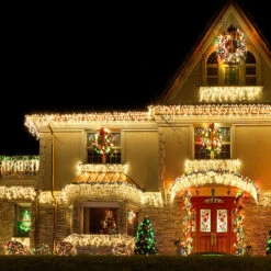 Catene Luminose Da Esterno Lampada Fata Catena Di Luci A LED Da Parete, 8 Modalitŕ Di Illuminazione, IP44, Decorazione Soggiorno, Bianco Caldo, 10m 400 LEDs HENGMEI 11 Catene Luminose Da Esterno Lampada Fata Catena Di Luci A LED Da Parete, 8 Modalitŕ Di Illuminazione, IP44, Decorazione Soggiorno, Bianco Caldo, 10m 400 LEDs HENGMEI -Negozio Di Illuminazione Per La Casa Alla Moda 88136321 5