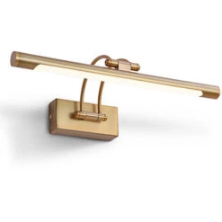 Applique A LED Per Illuminare Quadri, Specchi, Ecc., Stile Tradizionale Ed Elegante Con LED Da 8W, Caldo 3000K, Bronzo Antico, Completamente Snodato E Orientabile.