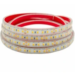 Striscia LED Bianco Caldo 24V 3000K, 5M 8mm Impermeabile IP67 LED A Doppia Fila 2835 Striscia SMD Per Cucina