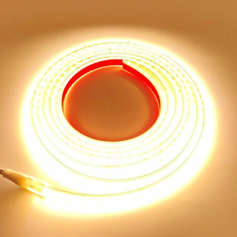 Striscia LED Bianco Caldo 24V 3000K, 5M 8mm Impermeabile IP67 LED A Doppia Fila 2835 Striscia SMD Per Cucina 4 Striscia LED Bianco Caldo 24V 3000K, 5M 8mm Impermeabile IP67 LED A Doppia Fila 2835 Striscia SMD Per Cucina - immagine 2