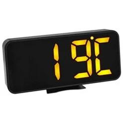 TFA Dostmann 60.2027.01 Sveglia Digitale Con Cifre A LED Arancioni E Indicazione Della Temperatura Interna, Con Allarme, Colore Nero, 178 X 36 X 84 Mm (L X L X H X P) 9 TFA Dostmann 60.2027.01 Sveglia Digitale Con Cifre A LED Arancioni E Indicazione Della Temperatura Interna, Con Allarme, Colore Nero, 178 X 36 X 84 Mm (L X L X H X P) -Negozio Di Illuminazione Per La Casa Alla Moda 90641661 4