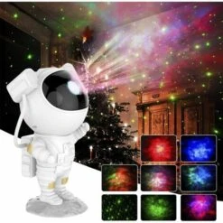 Astronauta Lampada Di Proiezione Robot Cielo Stellato Lampada Di Proiezione A LED Con Telecomando E Timer Decorazioni Per La Casa Decorazioni Per La Camera Da Letto Di Natale