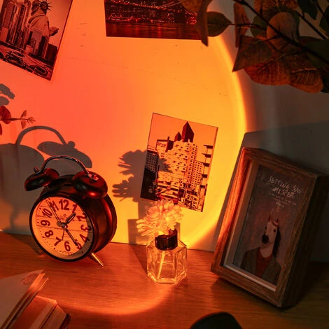 Lampada Al Tramonto CHAMINER, Lampada Di Proiezione Al Tramonto, Rotazione Di 180 Gradi, Proiettore Di Luce Notturna, Lampada A LED, Decorazione Al Tramonto, Foto USB, Tramonto Visivo Romantico 4 Lampada Al Tramonto CHAMINER, Lampada Di Proiezione Al Tramonto, Rotazione Di 180 Gradi, Proiettore Di Luce Notturna, Lampada A LED, Decorazione Al Tramonto, Foto USB, Tramonto Visivo Romantico - immagine 3