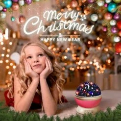 ZOLGINAH Luce Notturna A Stella Di Proiezione, Luce Notturna Per Bambini, Luce Notturna Per Bambini Con Rotazione A 360°, Soffitto Di Proiezione, Lampada Per Proiettore Per Bambini, 8 Modalità Di Colo -Negozio Di Illuminazione Per La Casa Alla Moda 93434813 5