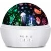 ZOLGINAH Baby Night Light, Star Night Light Projection Rotation Star Lamp Child Led Projector Y 8 Colors Baby Projection Lamp Para Cumpleaños Fiesta De Navidad - Blanco -Negozio Di Illuminazione Per La Casa Alla Moda 93435228 1