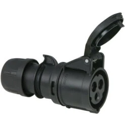 PCE CEE 16 A/240 V - 3P Plug Female Nero, IP44