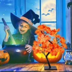 Lampada Da Tavolo Con Foglie Autunnali, Lampada Da Ramo A Led, Luce Dell'albero A Led, Lampada Da Comodino Notte Camera Da Letto, Luci Notturne Decorazione Lampada Da Scrivania Per Natale, Interni, De -Negozio Di Illuminazione Per La Casa Alla Moda 94163246 5