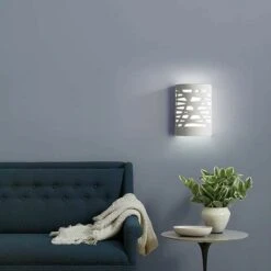 Lampada Da Parete A LED 7W Moderna Luce Bianca Per Interni In Gesso Per Soggiorno, Camera Da Letto, Scale, Corridoio, Luce Notturna -Negozio Di Illuminazione Per La Casa Alla Moda 94295310 4
