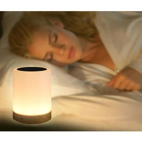 Lampada Da Comodino Touch Dimmerabile, T-Audace Luce Notturna A LED A Batteria Senza Fili Con 8 Cambi Di Colore E 3 Intensità Luminose, Luce Notturna A LED Ricaricabile Per Bambini Con Funzione Timer 6 Lampada Da Comodino Touch Dimmerabile, T-Audace Luce Notturna A LED A Batteria Senza Fili Con 8 Cambi Di Colore E 3 Intensità Luminose, Luce Notturna A LED Ricaricabile Per Bambini Con Funzione Timer - immagine 4
