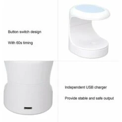 GTA Mini Lampada UV LED Per Unghie, Lampada UV LED USB 16W, Lampada UV Per Asciuga Unghie, Smalto Per Unghie Portatile Smalto Per Unghie Lampada Per Manicure Elettrica Con Cavo USB -Negozio Di Illuminazione Per La Casa Alla Moda 95754392 4