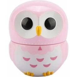 Timer Da Cucina, 1-55 Minuti Timer Da Cucina Timer Per Uova Timer Meccanico Con Allarme Forte, Rosa