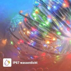 200 Luci A Stringa Da Esterno A LED, 20 M/8 Modalità PVC Impermeabile Per Interni/esterni Festa Di Natale Balcone Festa Di Nozze [Classe Di Efficienza Energetica A+++] (Plug In) -Negozio Di Illuminazione Per La Casa Alla Moda 96194394 4