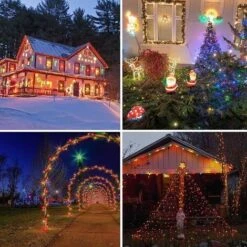 200 Luci A Stringa Da Esterno A LED, 20 M/8 Modalità PVC Impermeabile Per Interni/esterni Festa Di Natale Balcone Festa Di Nozze [Classe Di Efficienza Energetica A+++] (Plug In) -Negozio Di Illuminazione Per La Casa Alla Moda 96194394 5