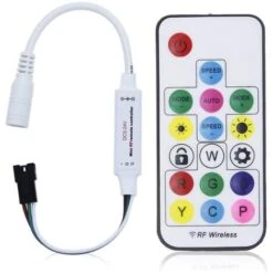 Controller LED IC A Pixel RGB/RGBW Con Telecomando RF - 5-24V DC - 2048 Pixel
