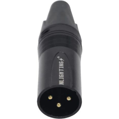 Connettore Volante Canon Maschio Femmina XLR A 3 Poli - Maschio 3 Connettore Volante Canon Maschio Femmina XLR A 3 Poli - Maschio - immagine 2