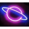 Insegne Luminose Planet - Neon Led Planet Rosa -Negozio Di Illuminazione Per La Casa Alla Moda 98115477 1