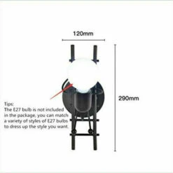 Creativo Umanoide Applique Da Parete Moderna Lampada Da Parete Per Interni Art Déco E27 Lampada Da Parete Per Camera Da Letto, Camera Dei Bambini, Corridoio, Ristorante, Scala (Nero) -Negozio Di Illuminazione Per La Casa Alla Moda 98133600 5