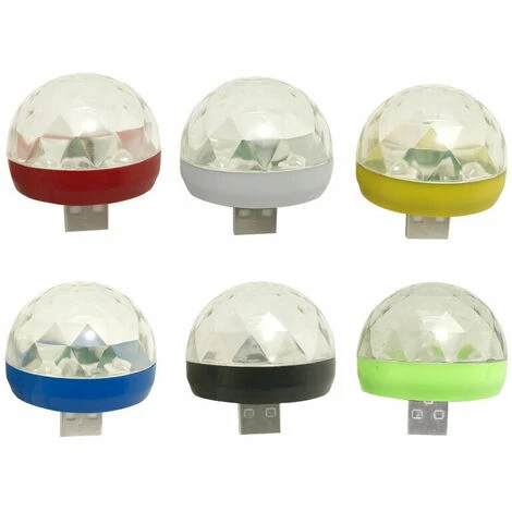 Sfera A Specchio Da 6 Pezzi, Luce Per Feste USB Con Telecomando E Ventosa, Effetto Luce Rotante Da Discoteca Con Controllo Del Suono, Lampada Da Palco-bianca 3 Sfera A Specchio Da 6 Pezzi, Luce Per Feste USB Con Telecomando E Ventosa, Effetto Luce Rotante Da Discoteca Con Controllo Del Suono, Lampada Da Palco-bianca